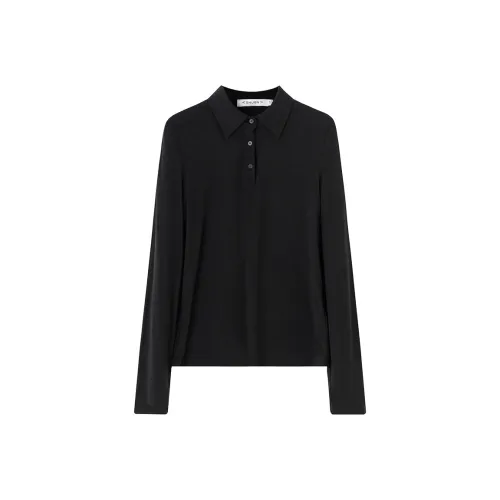 SOON FLOWER Черное Женское Поло