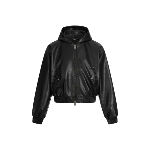 FDYZ Черный Унисекс Кожаные куртки
