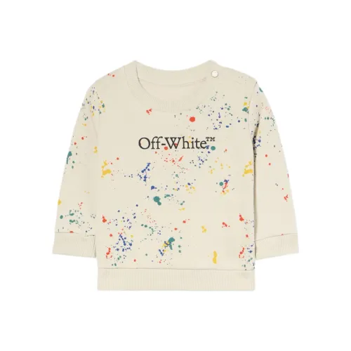 Off Белый Свитшот Infant и Toddler