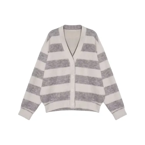 Wang Leshi Серый Женский Трикотаж