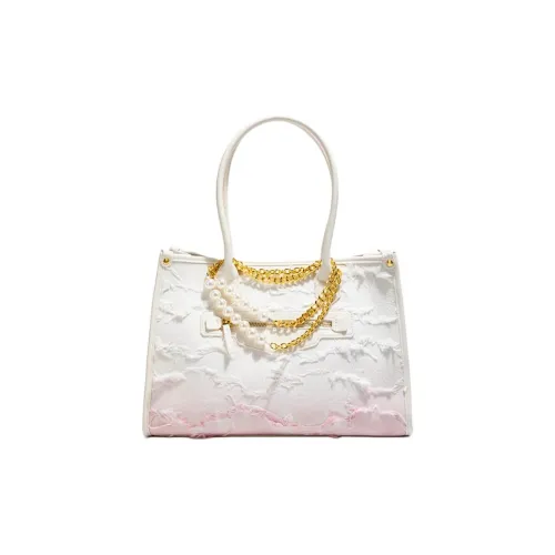 MACKJANICE Полиуретан Сумка Стандартная Женская с Кисточкой Градиент Розовый