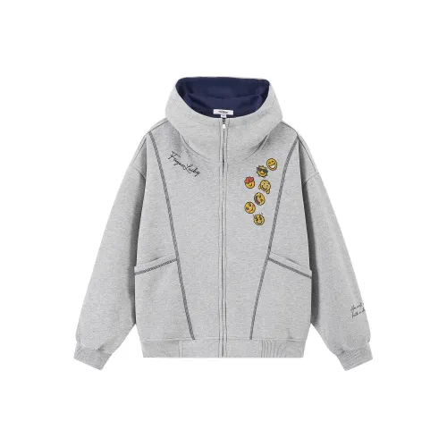 Feiyue Светло-серый Унисекс Свитшоты