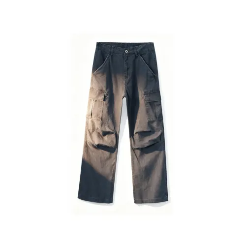 WAYHWEI Темно-синий Унисекс Повседневные Штаны