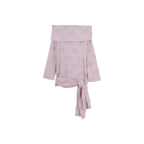 XIAOJUCHUANLI Таро Розовый Женские Рубашки