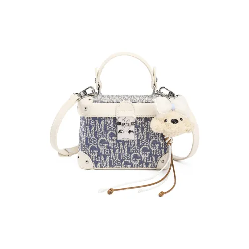 MISS GAIL Синтетическая кожа Сумка Стандартная Женская Индиго Синий