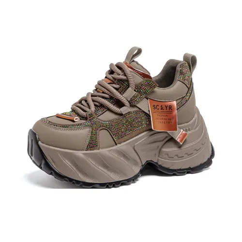 The Mystery Of Glamour Амортизация Низкий Топ Толстая Подошва Кроссовки Женские