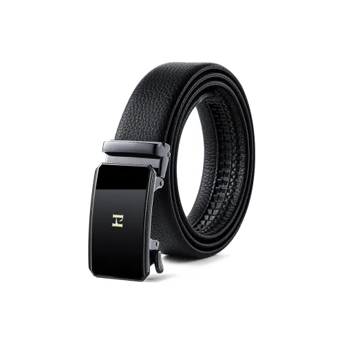 HLA Ремни из натуральной коровьей кожи мужские ширина 3,5 см