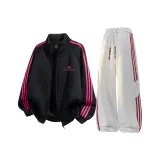 Чёрный+Белый Серый с красными полосами K