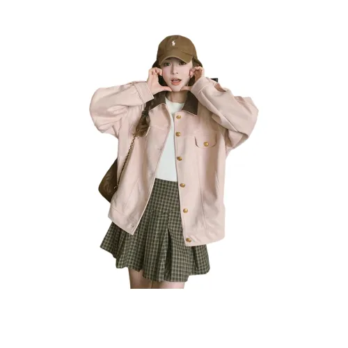 GRAYISMOON Розовый Женский Куртки