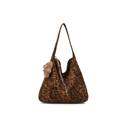 NX DOUGHNUT Замша Плечевая сумка Стандартная Женская Многоцветная