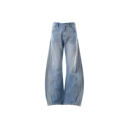 WELTER EXPERIMENT Blue Unisex Jeans WELTER EXPERIMENT Синий Унисекс Джинсы