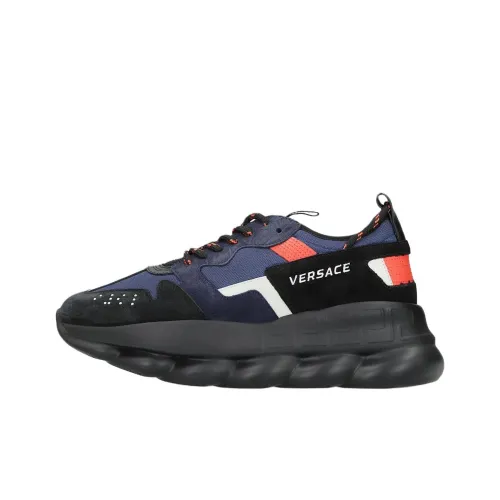 VERSACE CHAIN REACTION VERSACE Низкий Топ Повседневная Обувь Мужская Синяя