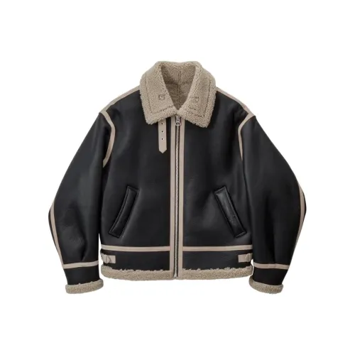 Graphpaper FW25 Sheep Mouton B 3 Пилотная Куртка Женская