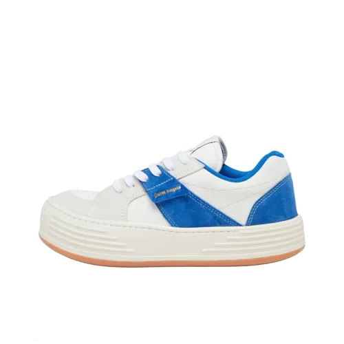 PALM ANGELS Низкие кроссовки для спорта Мужские Белые и Синие
