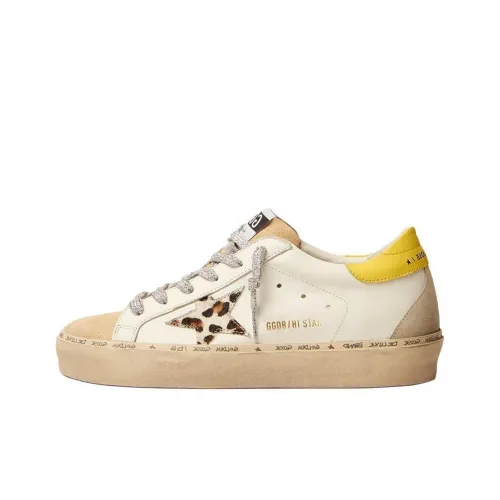 Golden Goose Hi Star Low Топ Стильные Скейтбординги Женские Белые Состаривание Позиционирование Стиля