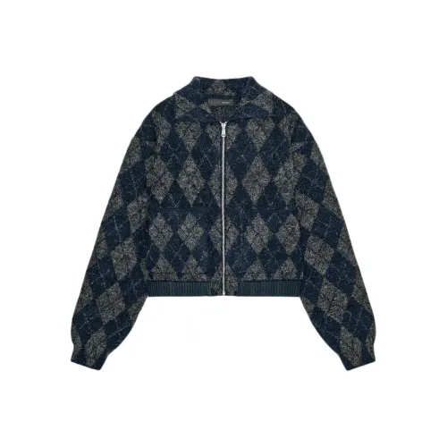 ZARA Темно-серый Женский Куртки