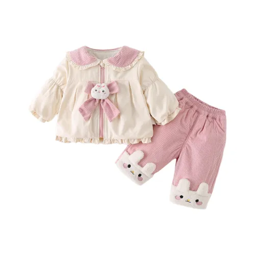 XiaoJinBu Розовый Baby Повседневная Спортивная Одежда