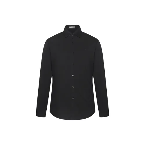 LESS IS MORE Черный 24DXC9011S Мужская Рубашка