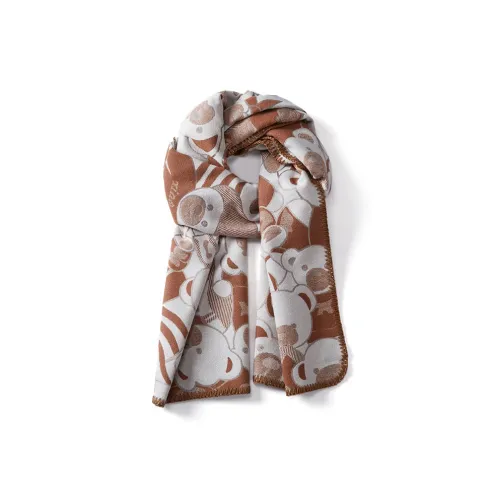 Jeccieziio Искусственный кашемир Вязаные шарфы Унисекс