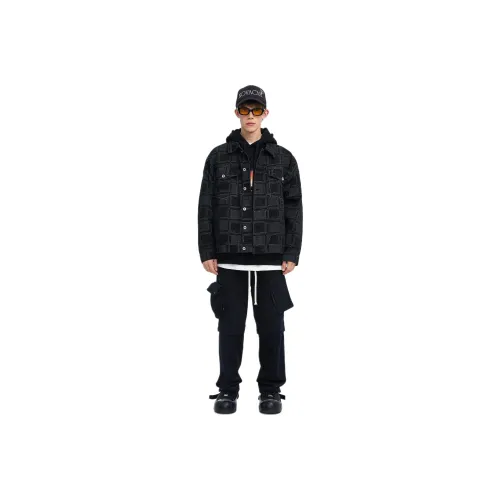 GEOGRE ALEX Черный Мужской Джинсовый Куртка