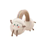 Белый Облако Наушники с меховыми капюшонами