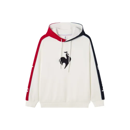 Le Coq Sportif Фарфоровый Белый Унисекс Свитшоты