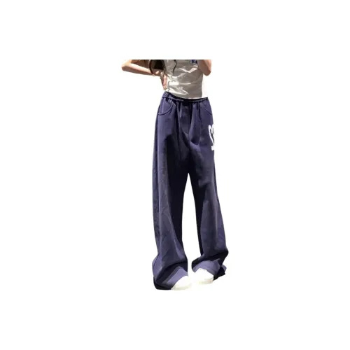 FLIM Темно-синий женский повседневный штаны