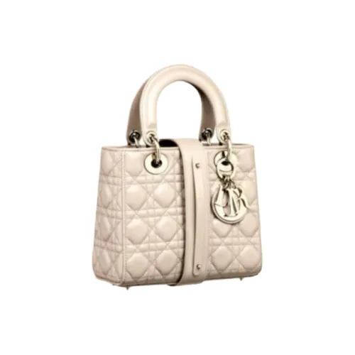 DIOR Lady Dior Sheepskin Bag Small Women's Dark Color