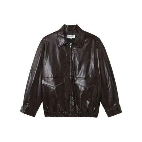 MM6 MAISON MARGIELA Кожаная куртка мужская