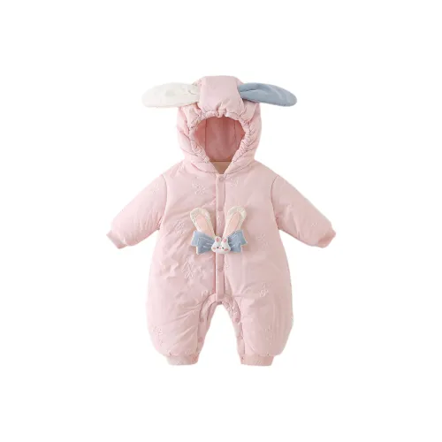 XiaoJinBu Розовый Малыш Комбинезоны Ползунки