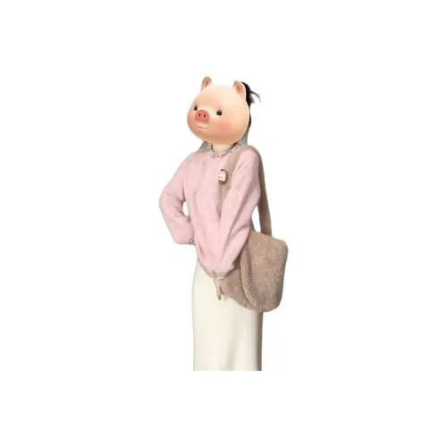 HKPXR Вишневый цветок Розовый Женский Трикотаж