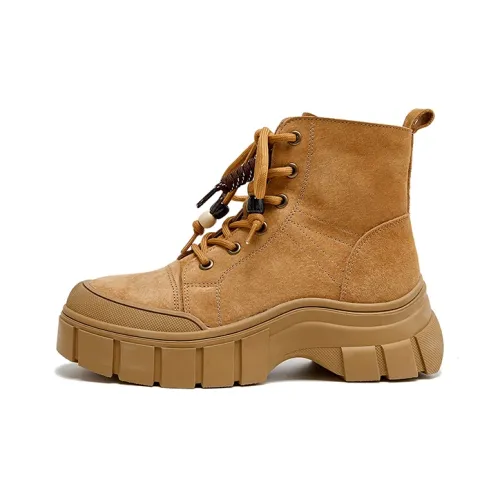 PLO CART Короткий MID Голень Мартин Boot 4,5 см Женские