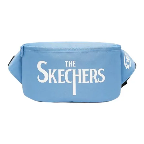 Skechers Ткань Sling Сумка Сумка через плечо Бананка Унисекс Синий