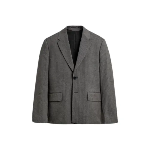 ZARA Коричневый Мужской Деловой Костюм