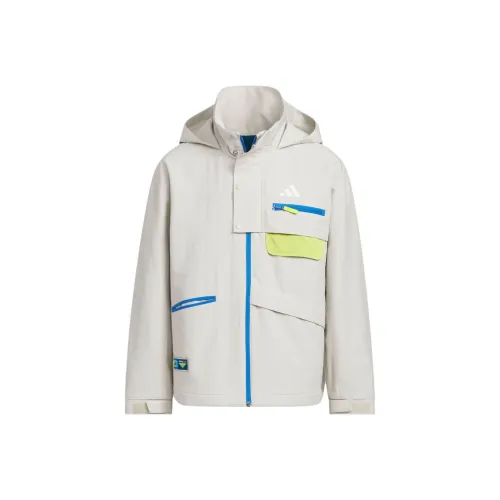 Adidas Бежевые Куртки для Детей