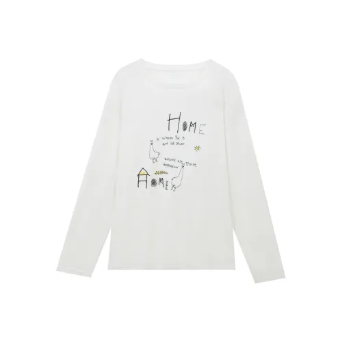 SUSANSAN Белые Женские T-рубашки