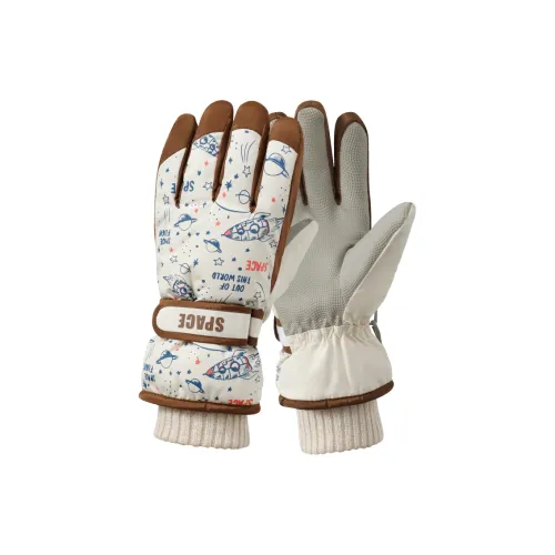 NANJIREN Утолщенные лыжные перчатки для детей