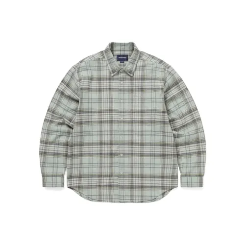 Thisisneverthat FW25 Фланель Check Рубашка Шалфейный Унисекс