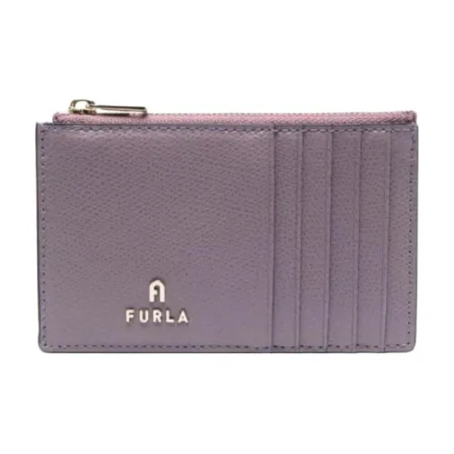 Furla Коровья кожа крупнозернистая текстура кошелек женский фиолетовый