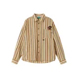 Желто-коричневый, полосы