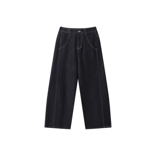 NewJnxs Темно-синий Унисекс Джинсы