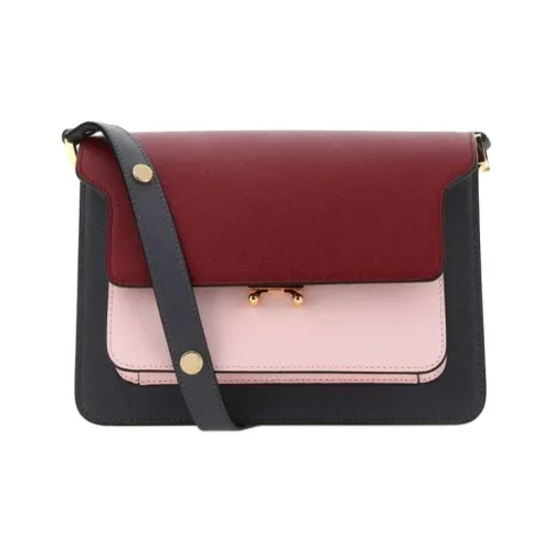 Marni Телячья кожа Сумка через плечо Женская Розовая