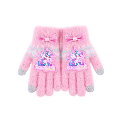 MY LITTLE PONY Полиэстер Трикотаж Перчатки Детские Розовые