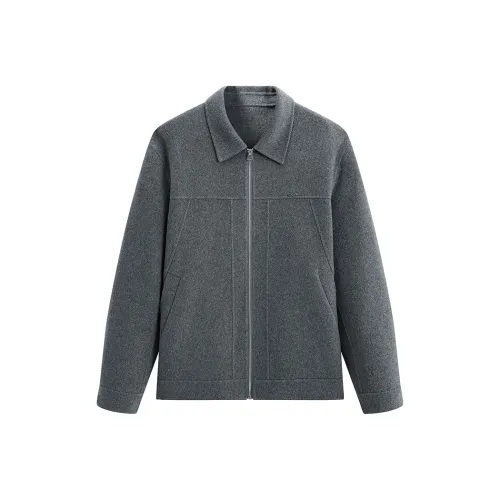 PEACEBIRD MEN Серый Партия 1 Мужские Куртки