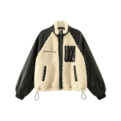 CHUU Белый абрикос Женские бархатные куртки