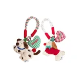 Милый щенок с пятном + рождественский плащ, щенок, кукла, украшение