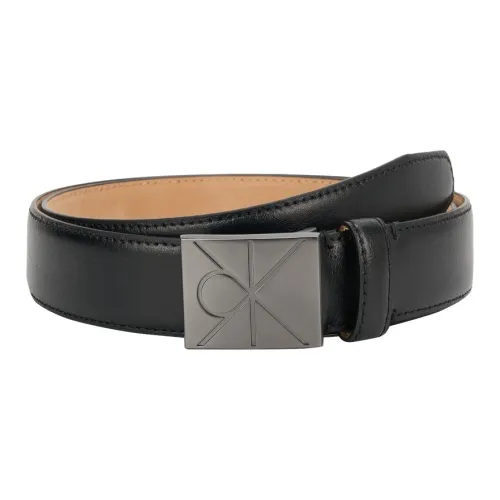 Calvin Klein Ремни из коровьей кожи мужской космический черный ширина 3,2 см