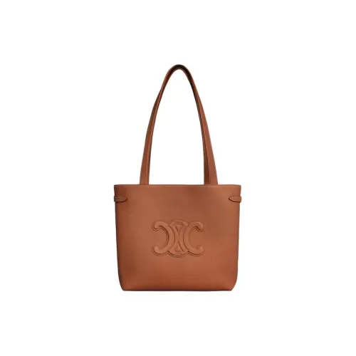 CELINE Сумка через плечо из коровьей кожи маленькая женская коричневая