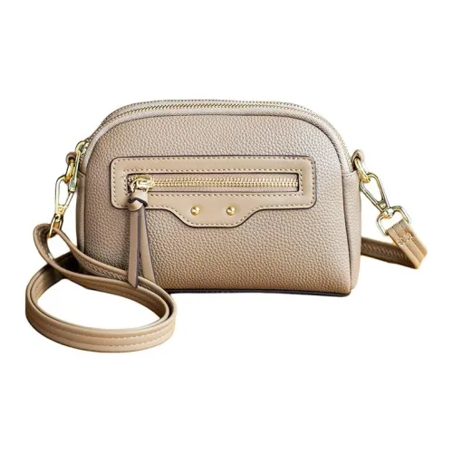 GELANDAI Сумка через плечо из коровьей кожи стандартная женская черная хаки