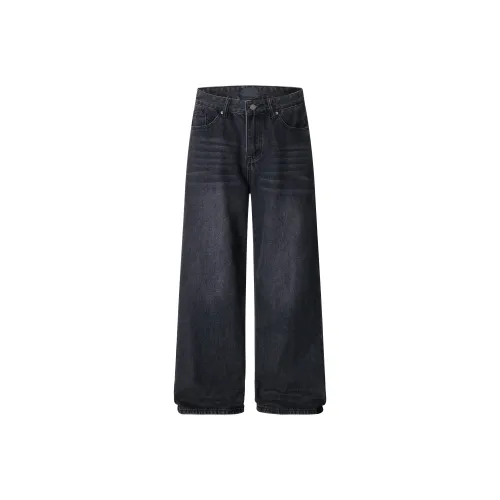 VINMUK Черные Унисекс Джинсы